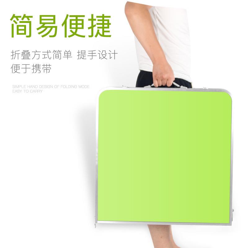 L6Y 户外折叠桌摆摊折叠桌子便携式铝合金桌子折叠餐桌简易家用