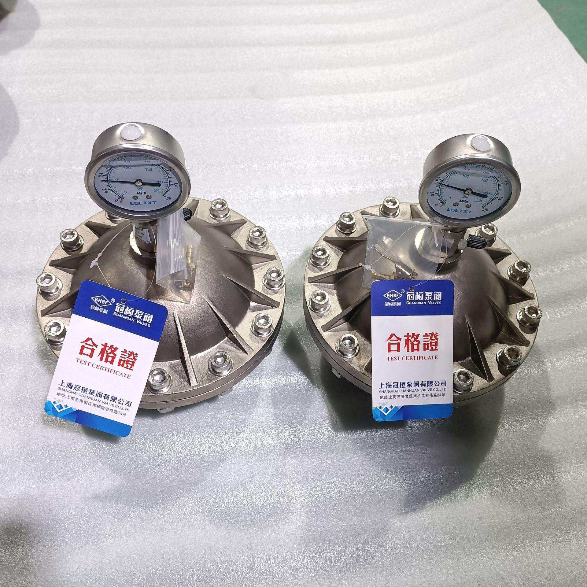 PGHMZ-10不锈钢IOM螺纹脉耐腐膜片式冲阻尼器规格参蚀数