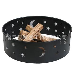 庭院简易取暖炉户外花园烧烤暖炉庭院户外柴炉火圈星月fire pit