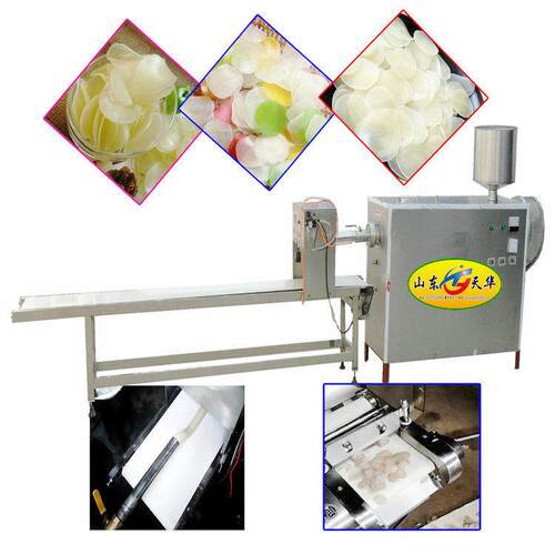 马铃薯淀粉虾味挤棒成型机  薯粉虾片机技术