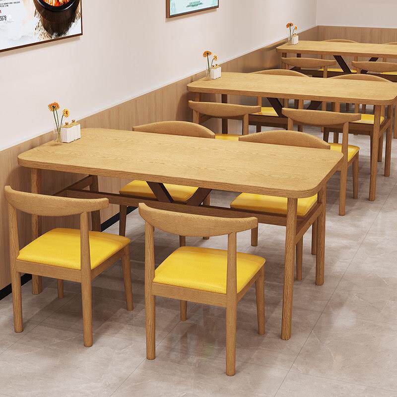 饭桌家用餐桌出租房用烧烤店桌子餐饮商用快餐饭店小吃店桌椅组合