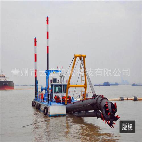 青州绞吸式挖泥船厂家 清淤疏浚机械 全液压绞吸船设备挖沙