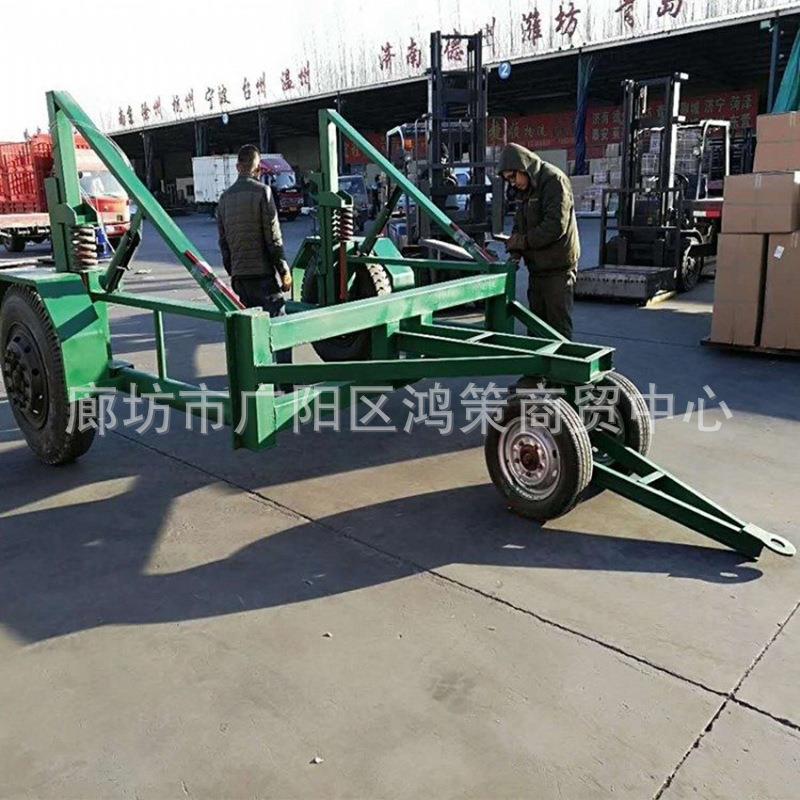 电缆拖车多功能放线炮车多功能收放线拖车双稳机线缆炮车