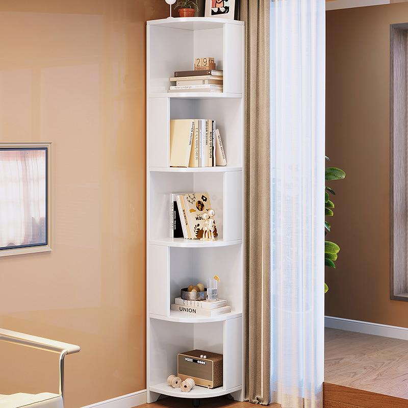 式全木转角美客厅书架储物架小户型简约实卧书LRI室房置物架书架