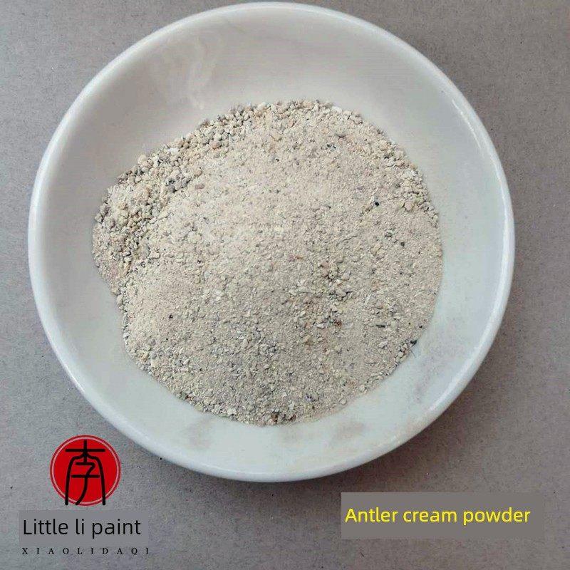 斫琴古琴专用粉 斫鹿角霜琴鹿角霜 细角霜粉 灰胎专用 500克包邮