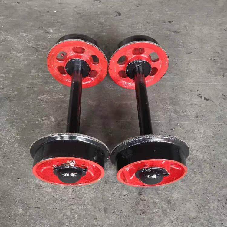 前程矿用实心矿车轮对 单轮铸钢轨道轮 瓦斯封孔器配套用 防爆