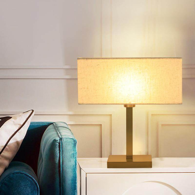 现代床美式轻奢GVC台家用客书厅卧室房温馨布艺头台灯酒店灯装饰