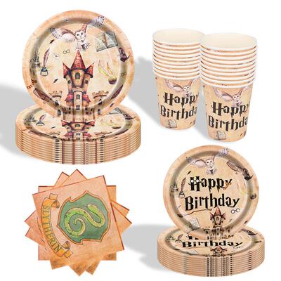 Harry Potter Birthday Party Supplies哈利波特主题生日派对用品