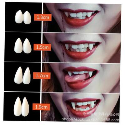 Halloween vampire dentures zombie dentures cos makeup props