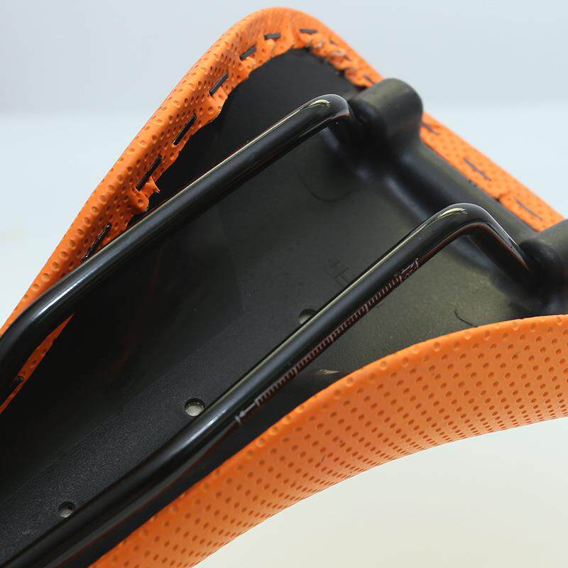 色座表彩演车自行车坐垫减震避震蜂窝皮软座加面厚加宽海绵1600座