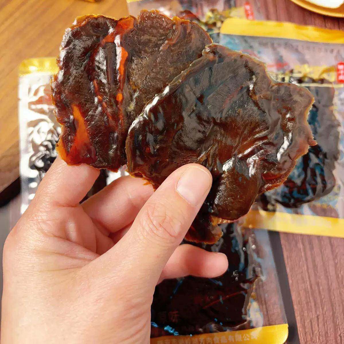 温州特产湖岭蜜汁牛肉片牛肉干蜜汁味小包装手撕零食500g牛键子肉