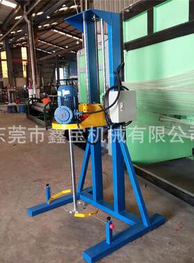 大朗5.5KW防爆油漆搅拌机 高速液体分散机电动螺杆升降稳定性好