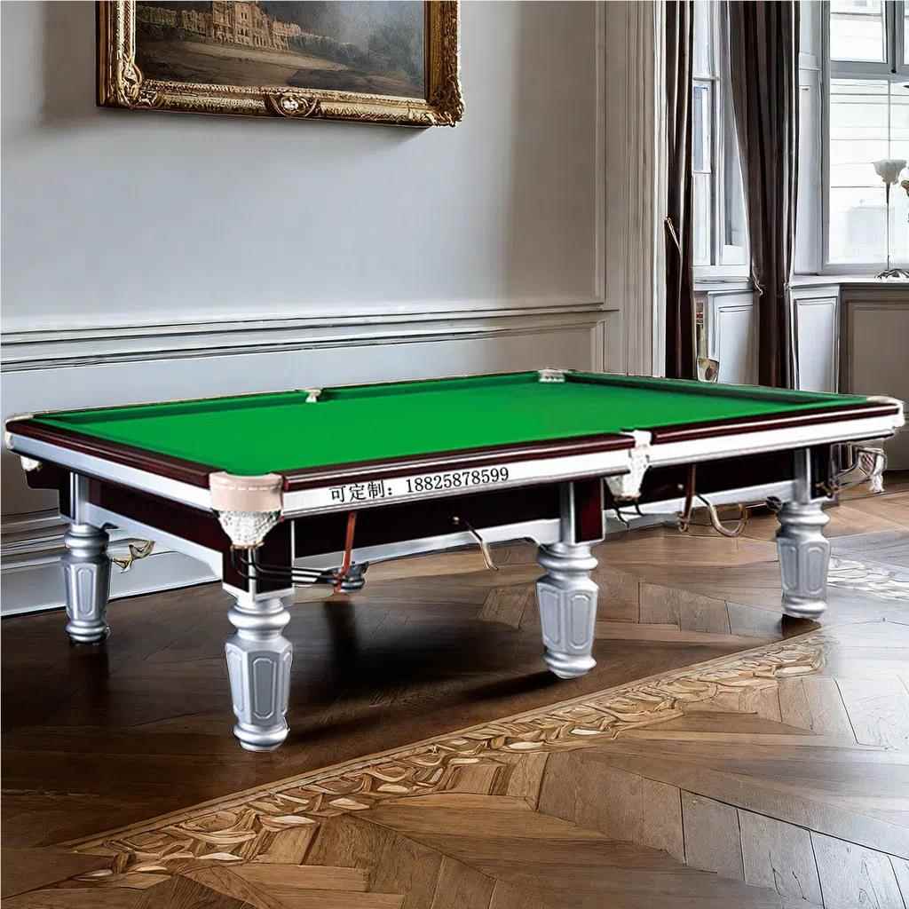 河源42906球星英式斯诺台球桌式美黑8花式源9球台克东紫金汕尾桌