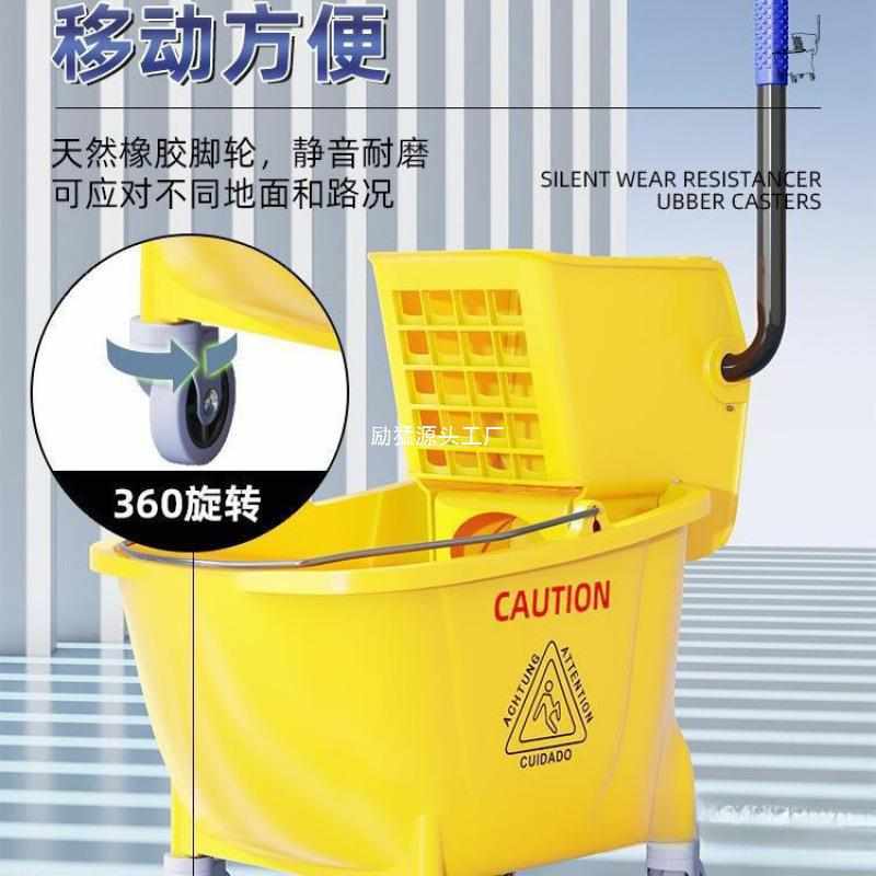 酒店水器挤手洗拖把家用商用长方形榨水车桶饭店拖布洗免墩布拖地