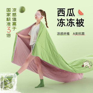 西瓜凉凉被夏凉被子空调被2024新款夏季凉感冰丝被夏天可机洗双人