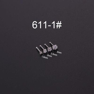 Nose piercing zircon nose nail nose ring puncture single