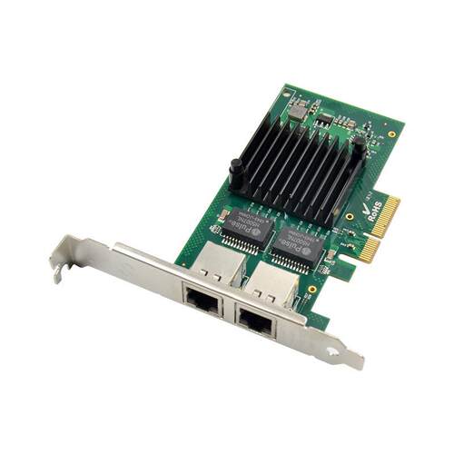PCIe x1双千兆以太网电口网卡I350AM2芯片RJ45快速网卡