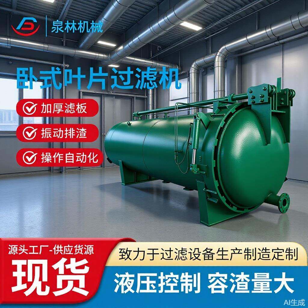 叶片过滤机白土过滤机硅藻土过滤机液硫过滤机硫磺过滤机非标定制