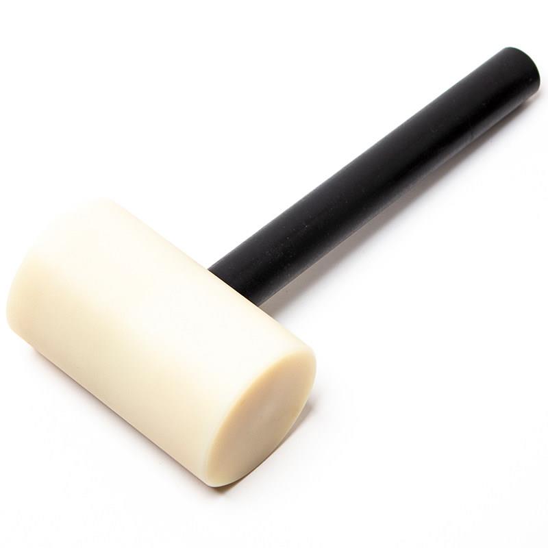 硬质尼龙锤子白色手工皮具锤木工安装工具锤打斩锤钣金工厂用锤子
