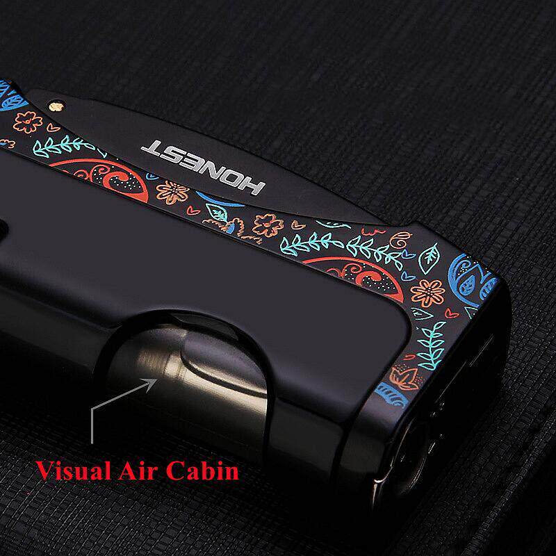 HONEST Straight Jet Gas Flashlight Lighter Windproof Cigar