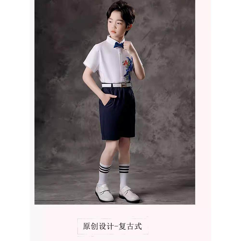 正品六一儿童大合唱演出服中小服生中国风诗朗歌学诵比赛幼儿园表