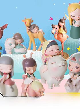 白夜童话装饰品摆设品创意办公室桌面汽车小摆件鹿生日结婚礼品女