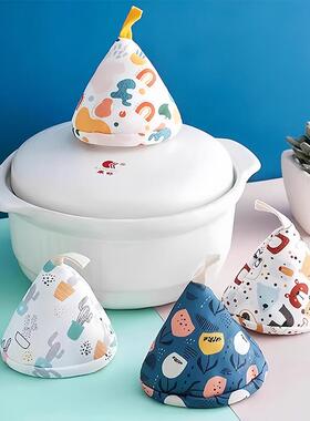 Japanese-style cute triangular anti-scald pot lid hat, kitch
