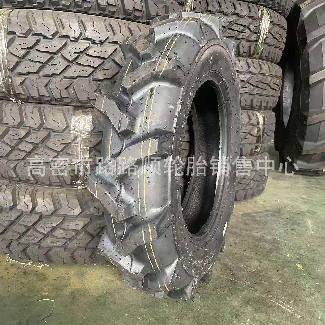 甲牌农用拖拉机前轮6.00-16 7.50-16人字纹尼龙含内胎轮胎