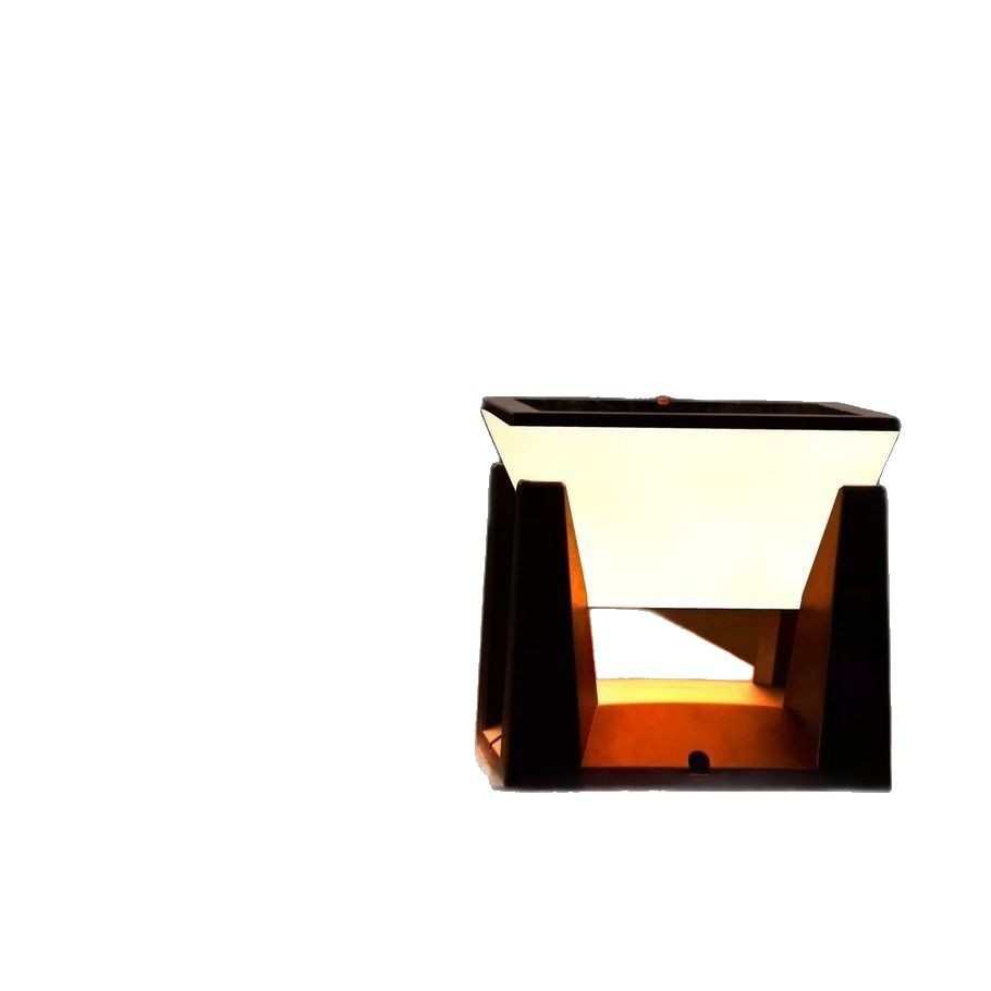 太阳能柱头灯户外防水别墅庭院围墙大门门柱子灯花园护栏灯门柱灯