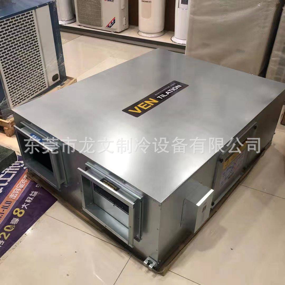 龙文新风系统商用全热交换器吊顶新风换气机双向流商用新风换气机