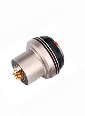 X103104系列防水圆形连接器空金属推拉传自锁航插头高速JJK输连接