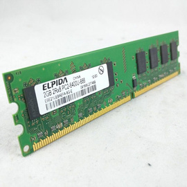 2GB 2RX8 PC2-6400 DDR2 800 EBE21UE8AEFA-8G-E台式机内存