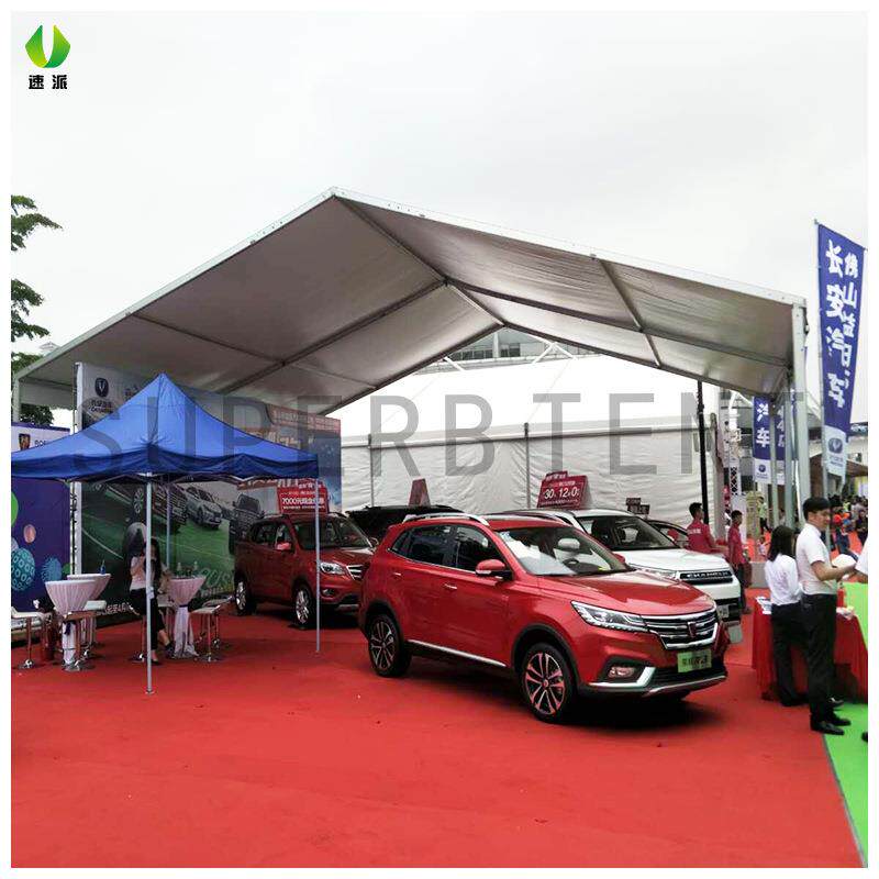 户外车展活动篷房装配式展览铝合金帐篷 人字顶篷源头生产厂家