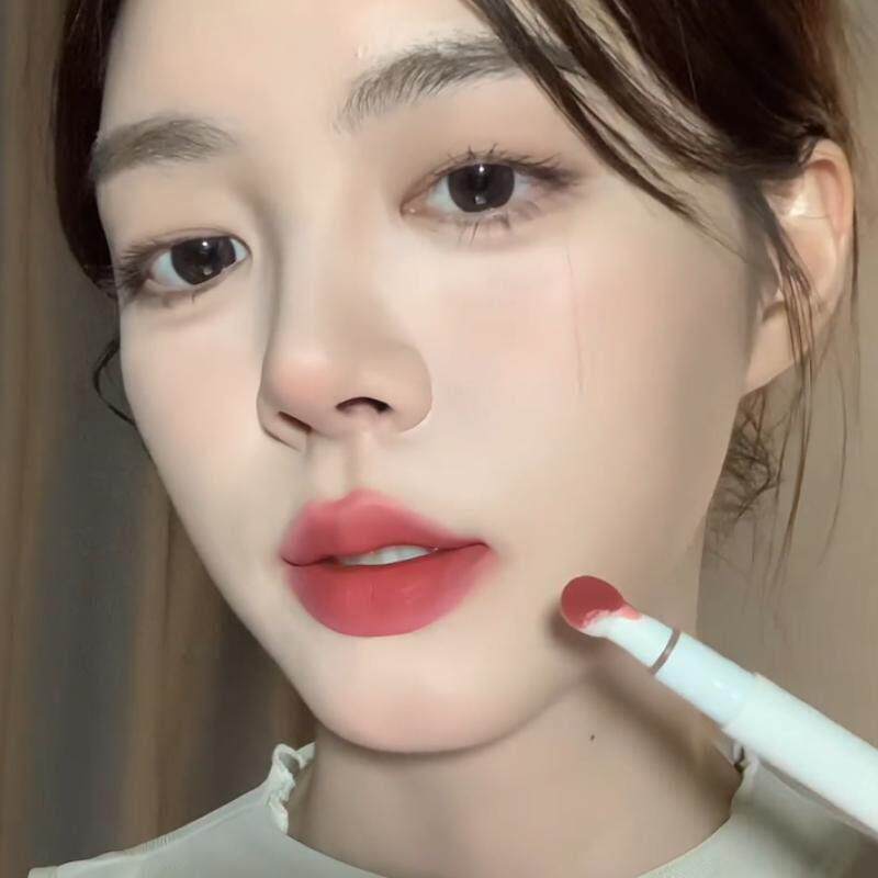 唇粉霜气垫唇泥肉桂奶桃色不沾杯不掉色显白遮瑕唇釉口红持久自然