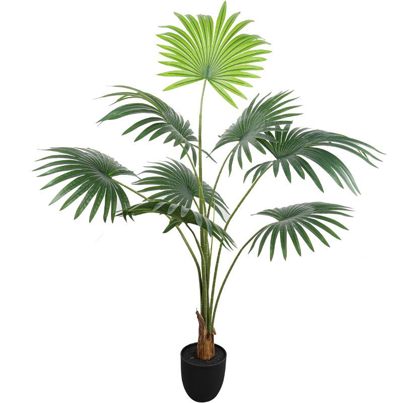 现货仿真盆栽蒲葵树散尾葵北欧风大型绿植凤尾葵仿真树落地装饰客
