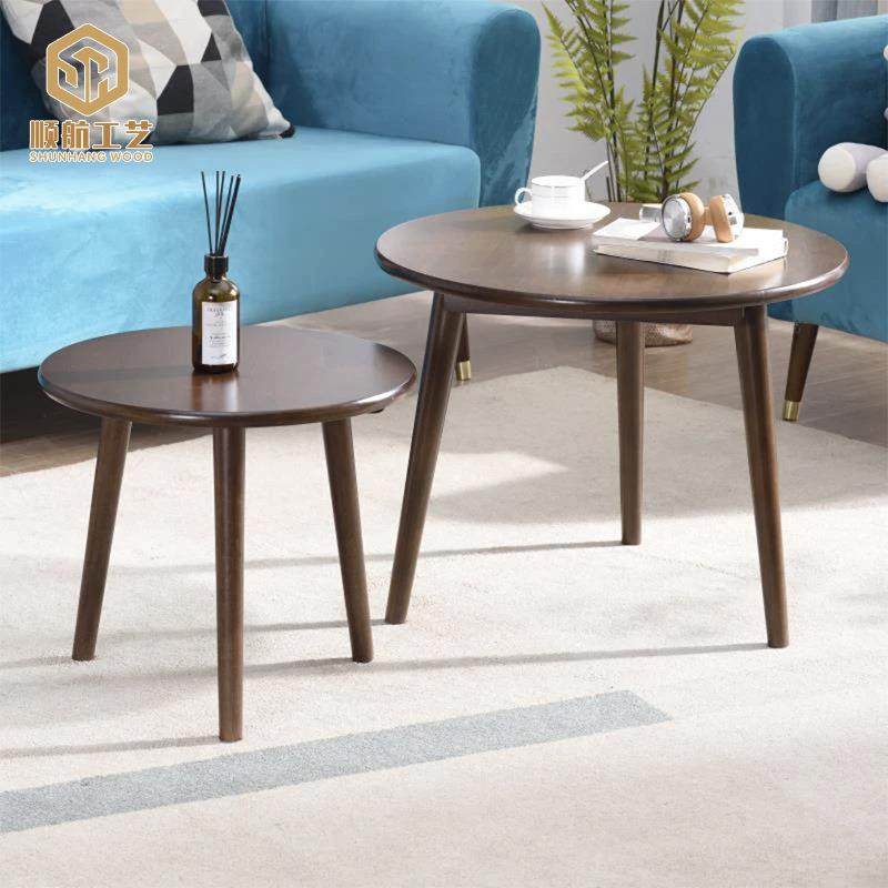 实木茶几新中式客厅简易圆茶桌阳台家用实木小茶台沙发边圆形茶几,机械设备,其他机械设备,淘宝优惠券,粉丝福利购,淘宝优惠卷