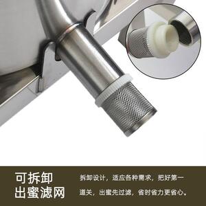 压蜂蜜机304 不锈钢加厚全封闭压榨机手动榨汁多功能家用可拆卸