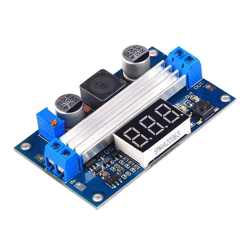 DC-DC 大功率可调升压模块 3.0~35V升3.5~35V 100W 带数显电压表