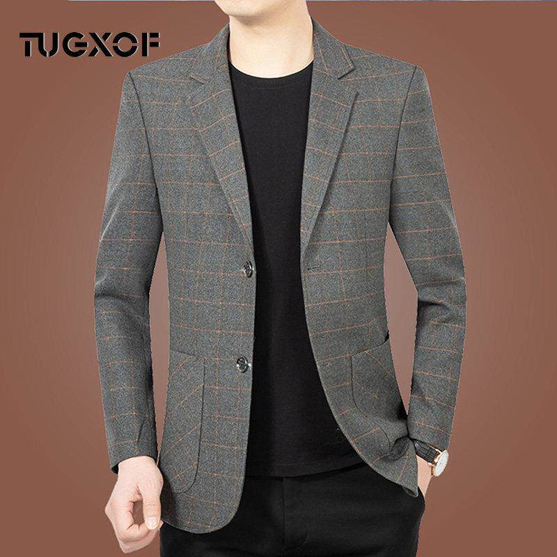 高级感商务西装外套男士2025春秋新款免烫处理时尚气质便服单西服