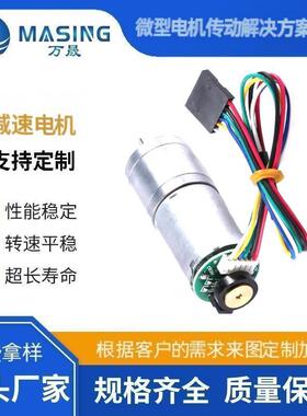 370减速电机编码器大扭力电动智能跳绳机微型减速齿轮箱12v电机