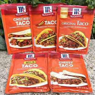 McCormick taco seasoning mix 味好美玉米壳饼酱料 墨西哥菜调料