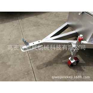 镀锌拖车出口外贸平板拖车平板物流实心胎拖车配件车轴