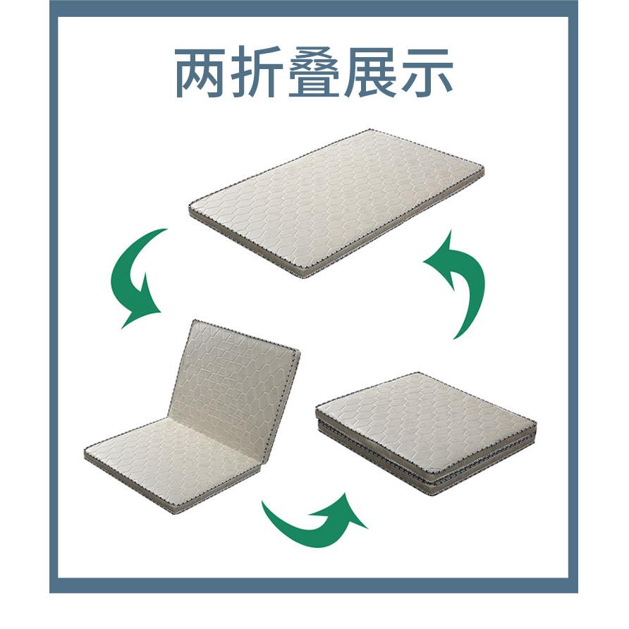 71折叠床垫椰棕垫榻榻米1.8W米.m21.5儿童硬棕垫RML学校宿舍单人