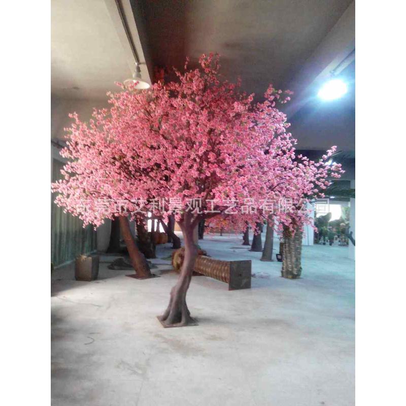 桃花树批发 室内外婚庆布置道具装饰花树梅花树 植物假树婚典