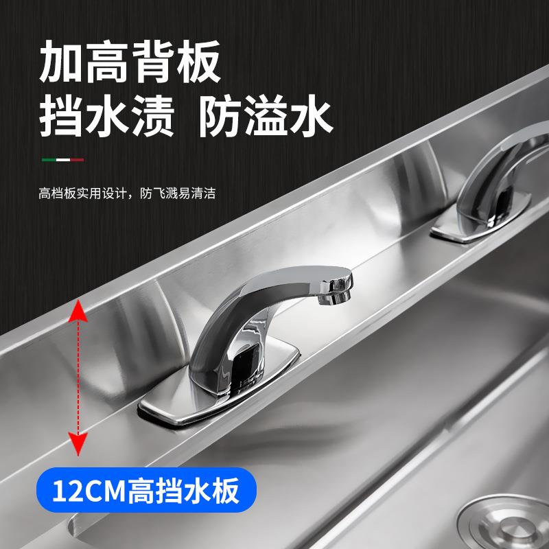 加厚不锈钢用洗手池人无尘化车间单人净不锈钢洗双水槽清商洁拖把