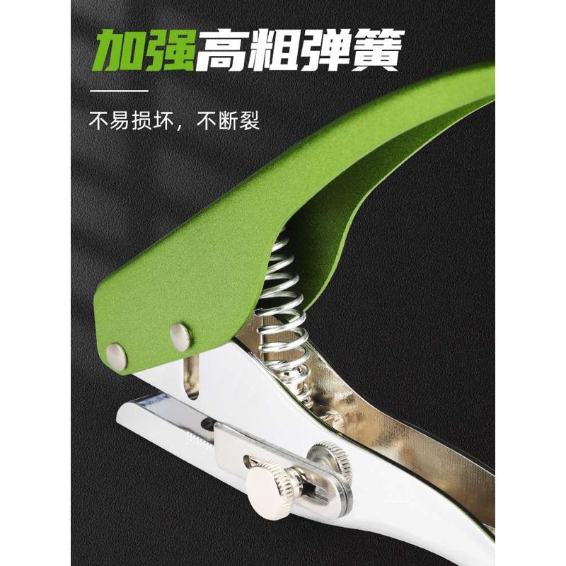 重型打孔钳打孔器省力7mm金属打孔器圆环孔活页卡套5mm打孔机万百