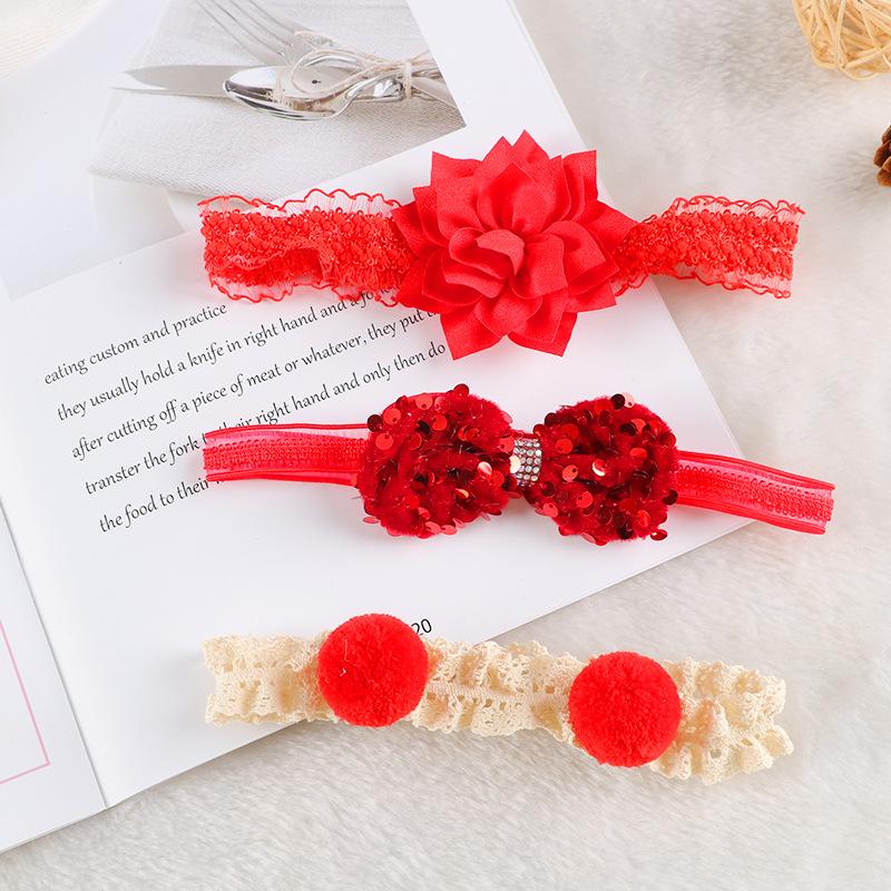 蝴蝶结新生儿韩版婴儿发带束发带