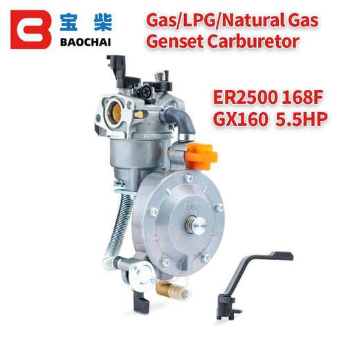 P19A-LPG 发电机组三燃料化油器  170F ER2500 2KW发电机