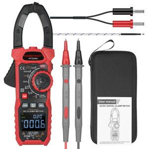 HABOTEST HT208A 交流/直流数字钳形表万用表安托量程多仪电