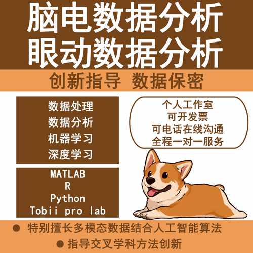 脑电数据分析脑电信号处理实验设计创新指导EEG脑电眼动数据分析
